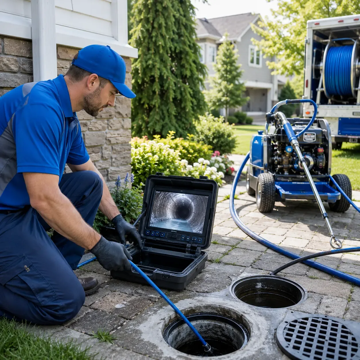 Outdoor drain cleaning professionals serving Scotland, SD